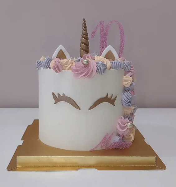 Création d'un gâteau d'anniversaire 