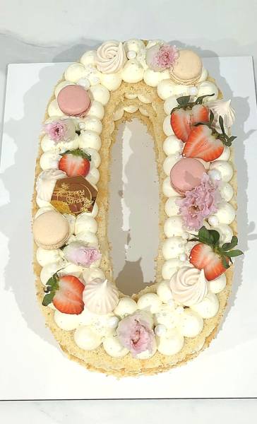 Number Cake pour les 20 ans d'une jeune fille à Le Châtelet-en-Brie