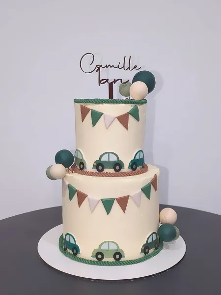 Création d'un gâteau d'anniversaire sur le thème automobile à Bois le Roi(77)